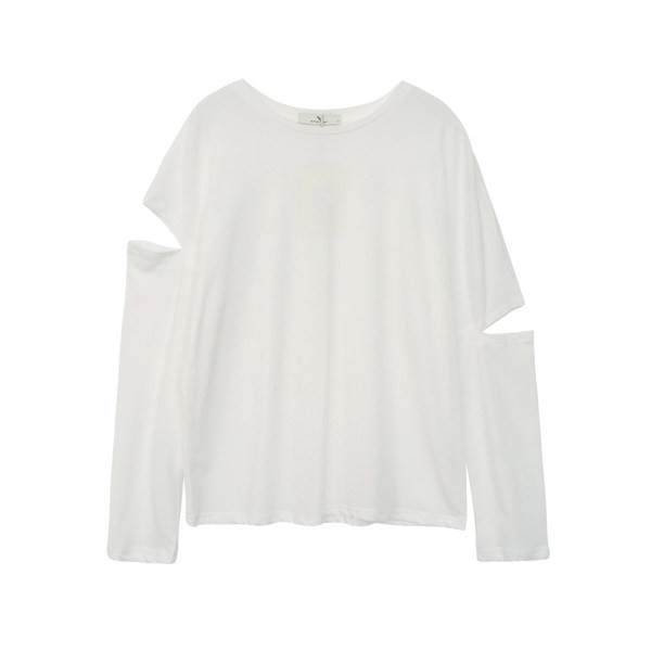 Ležerna ženska bluza dugih rukava i ovalnog izreza