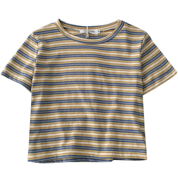 Prugasta ženska majica kratkih rukava