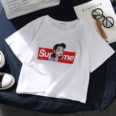 Casual μπλουζάκι με απλικέ χρώμα