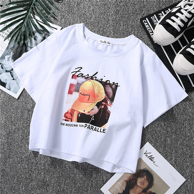 Casual μπλουζάκι με απλικέ χρώμα