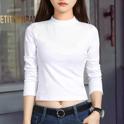 Ženska ležerna kratka bluza s okruglim izrezom u različitim bojama