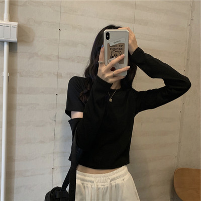 Γυναικεία μπλούζα νέου μοντέλου με κομμένα μέρη