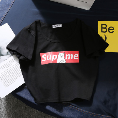 Kratka casual majica s natpisom