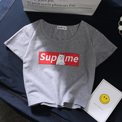 Kratka casual majica s natpisom