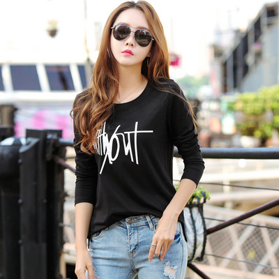 Novi model ženske bluze sa printom i okruglim izrezom - više boja