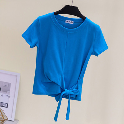 Šiuolaikinė moteriška palaidinė su juosmeniu