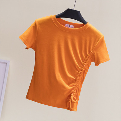 Κοντή μπλούζα με κορδόνια