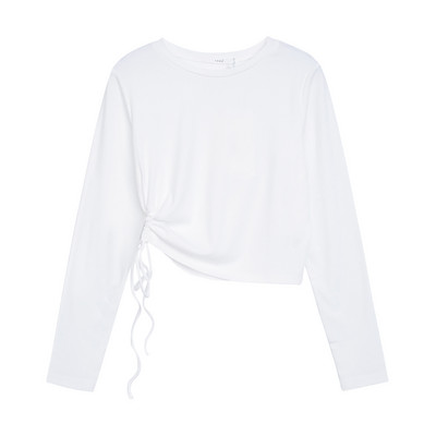Γυναικεία μπλούζα νέου μοντέλου με μακριά μανίκια και πλαϊνά  κορδόνια
