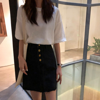 Casual μπλούζα με μακριά και κοντά μανίκια - κλασικό γιακά