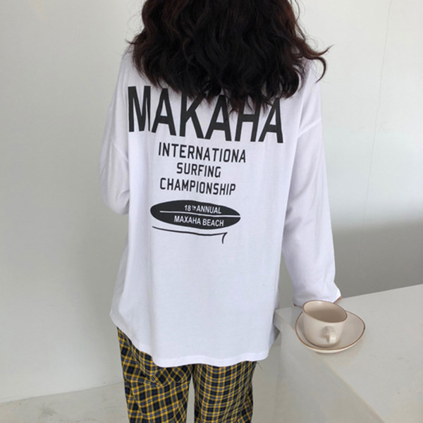 Proljetna pamučna bluza s dugim rukavima i aplikacijom