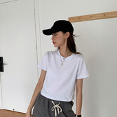 Pamučna majica kratkih rukava jednobojna