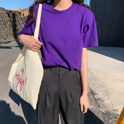 Casual μπλούζα με κοντά και μακριά μανίκια - φαρδύ μοντέλο