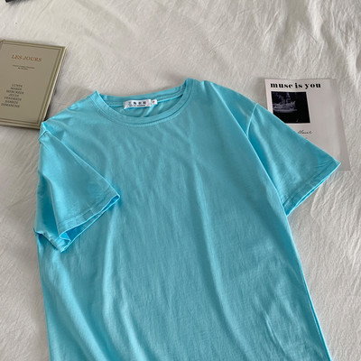 Καλοκαιρινό μπλουζάκι με 3/4 μανίκια κλασικό μοντέλο