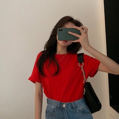 Καλοκαιρινό μπλουζάκι με 3/4 μανίκια κλασικό μοντέλο