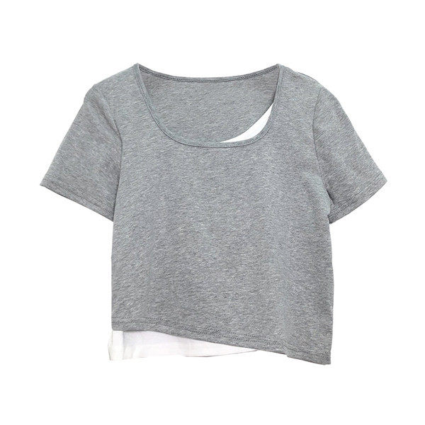 Ženska majica s okruglim izrezom i kratkim rukavima