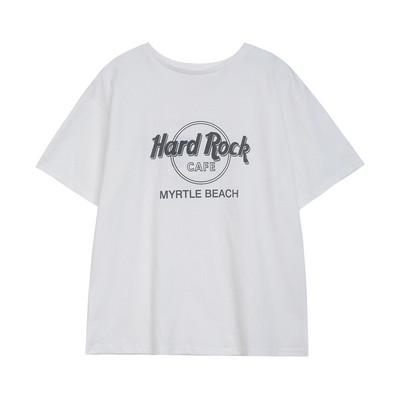 Ležerna ženska majica s natpisom - gratis model