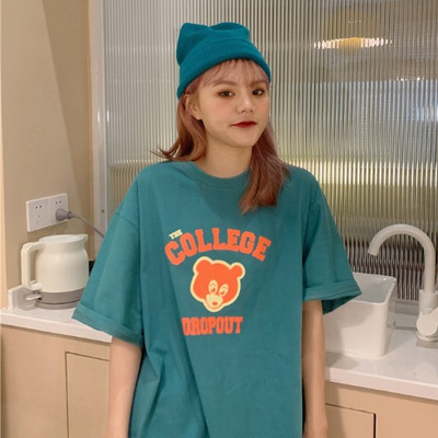 Casual μπλούζα με τύπωμα και 3/4 μανίκια