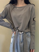 Proljetno-jesenska bluza s izrezanim motivima