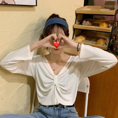 Ženska proljetna bluza s dugim rukavima