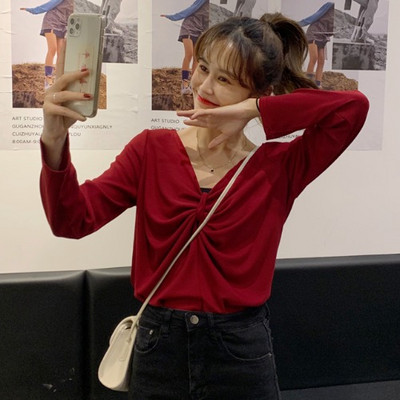 Ženska proljetna bluza s dugim rukavima