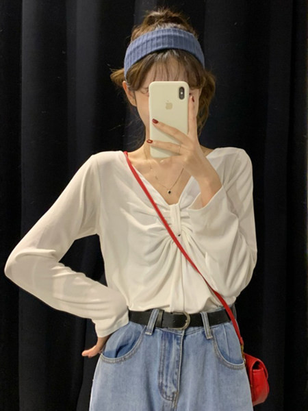 Ženska proljetna bluza s dugim rukavima