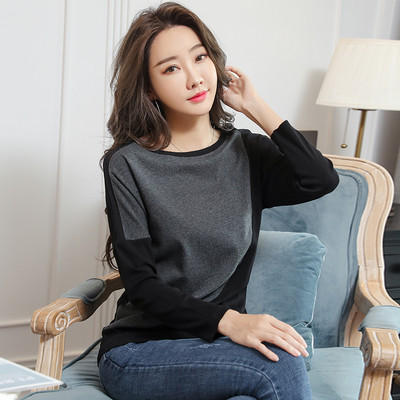 Moderna ženska bluza sa okruglim izrezom i dugim rukavima - više boja