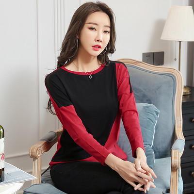 Moderna ženska bluza sa okruglim izrezom i dugim rukavima - više boja