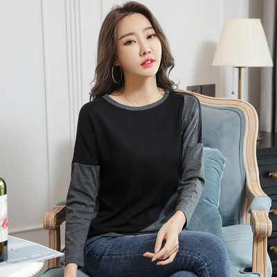 Moderna ženska bluza sa okruglim izrezom i dugim rukavima - više boja