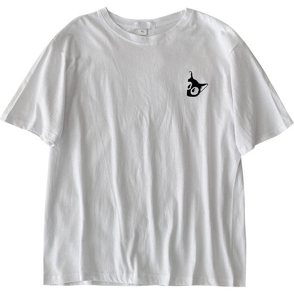 Ženska proljetna majica s aplikacijom i kratkim rukavima