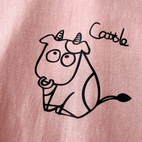 Ležerna ženska majica s aplikacijom i kratkim rukavima