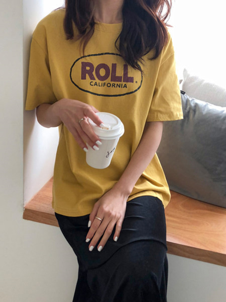 Novi model ljetne majice s 3/4 rukavima i natpisom