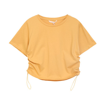 Γυναικεία μπλούζα με πλαϊνά κορδόνια και 3/4 μανίκια