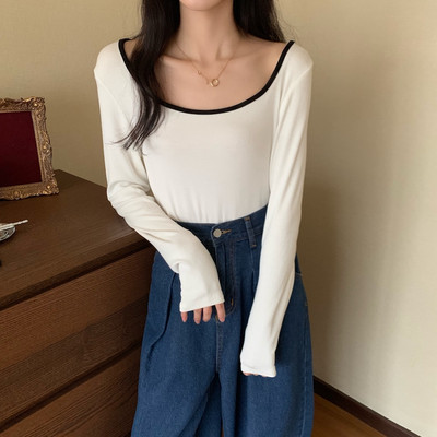 Μπλούζα άνοιξη-φθινόπωρο με μακριά μανίκια