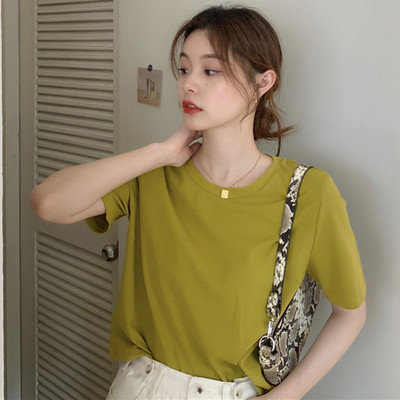 Ležerna ženska majica s O izrezom -3/4 rukava