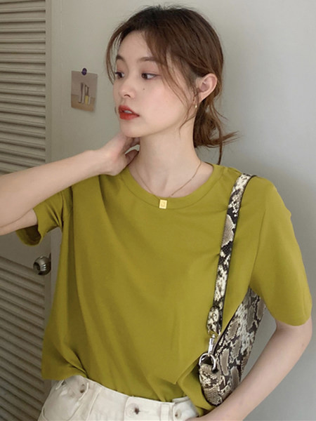 Ležerna ženska majica s O izrezom -3/4 rukava