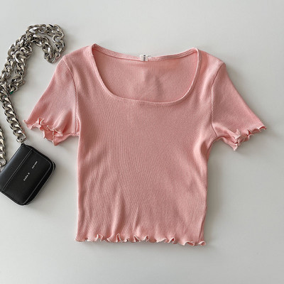 Ženska casual majica s četvrtastim izrezom