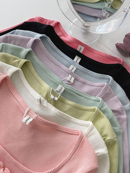 Ženska casual majica s četvrtastim izrezom