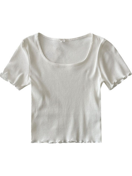 Ženska casual majica s četvrtastim izrezom