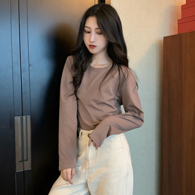 Proljetna široka bluza s dugim rukavima