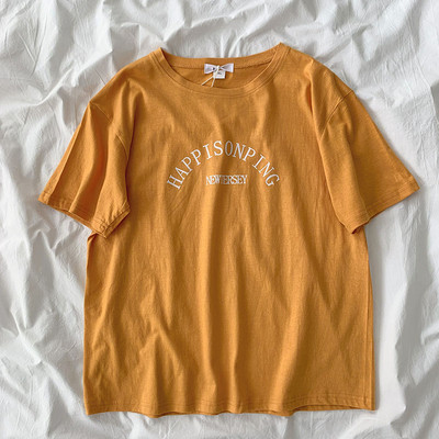 Γυναικείο μπλουζάκι με απλικέ και κοντό μανίκι