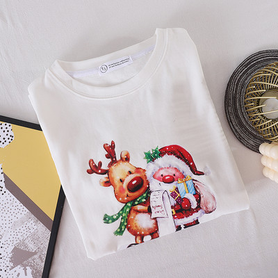 Νέο μοντέλο γυναικείο μπλουζάκι με απλικέ σε τέσσερα χρώματα