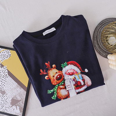 Νέο μοντέλο γυναικείο μπλουζάκι με απλικέ σε τέσσερα χρώματα