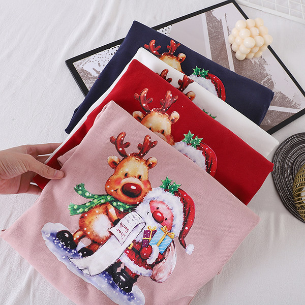 Νέο μοντέλο γυναικείο μπλουζάκι με απλικέ σε τέσσερα χρώματα