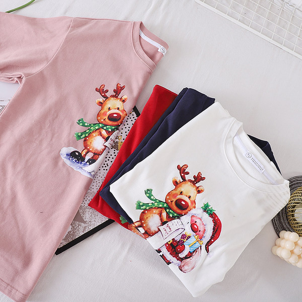 Νέο μοντέλο γυναικείο μπλουζάκι με απλικέ σε τέσσερα χρώματα