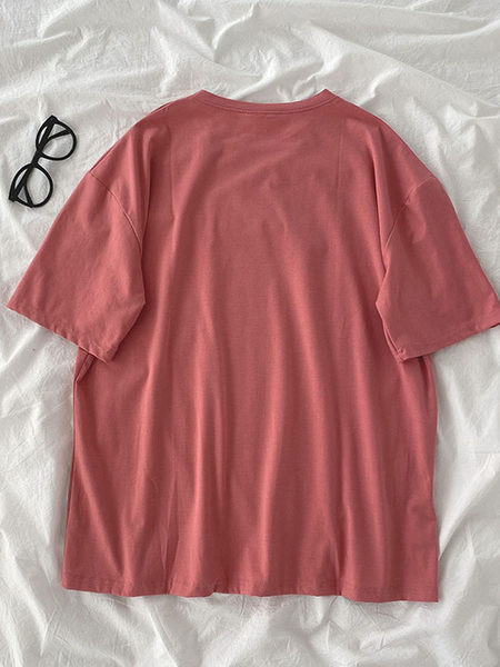 Γυναικείο μπλουζάκι με πολύχρωμο απλικέ αρκουδάκι