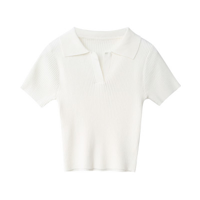 Νέο μοντέλο κοτλέ, γυναικεία μπλούζα με κοντά μανίκια