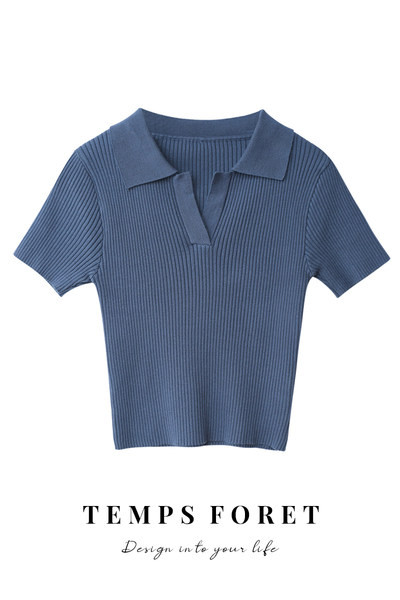 Νέο μοντέλο κοτλέ, γυναικεία μπλούζα με κοντά μανίκια