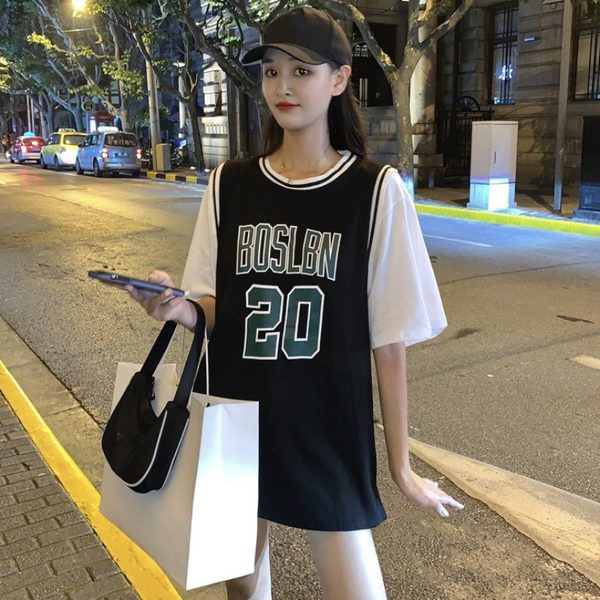 Γυναικεία casual μπλούζα με το φαρδύ μοντέλο