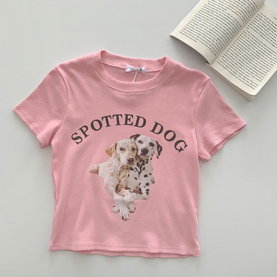 Casual μπλουζάκι με απλικέ και οβάλ λαιμόκοψη σε τρία χρώματα