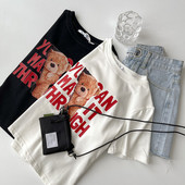 Γυναικείο μπλουζάκι με απλικέ και επιγραφή